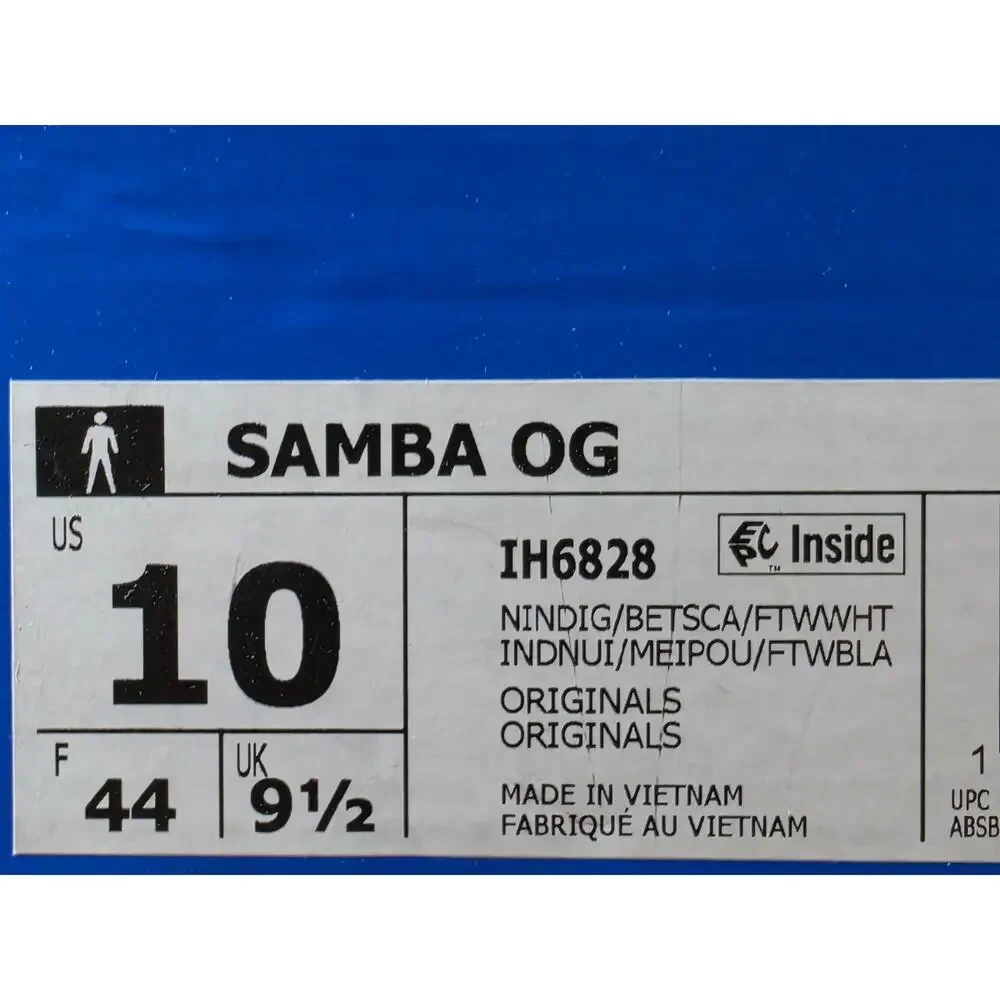 Adidas Samba OG FIFA Collab Navy Red White Gum Men’s 10 BNIB Limited Edition